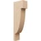 Ekena Millwork 5"W x 10"D x 30"H Thin Alpine Rough Cedar Woodgrain TimberThane Corbel, Primed Tan CORUR05X10X30ALPRCPR - alternate 1
